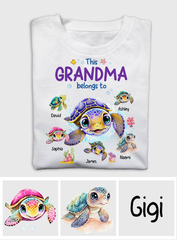 Cette grand-mère appartient à - T-shirt et sweat à capuche personnalisés pour grand-mère