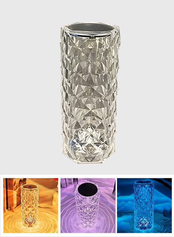 Lampe tactile Crystal Rose Diamond - Lampe tactile Crystal Rose Diamond