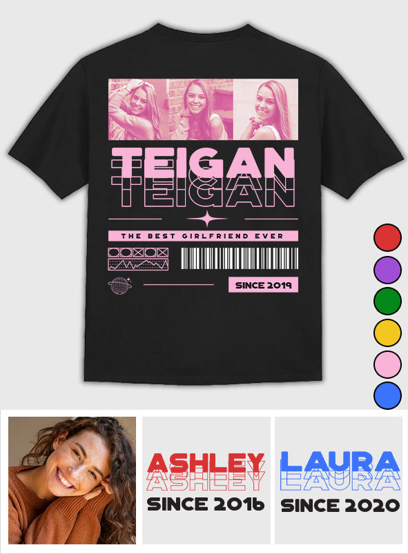 Ma copine - T-shirt et sweat à capuche personnalisés pour couples