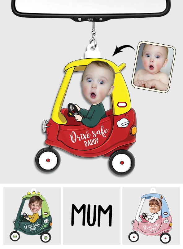 Conduis prudemment, papa ! - Ornement de voiture personnalisé pour père