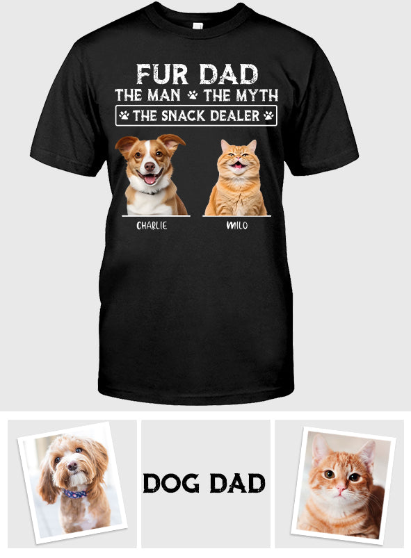 Papa à fourrure - T-shirt et sweat à capuche personnalisés pour chien