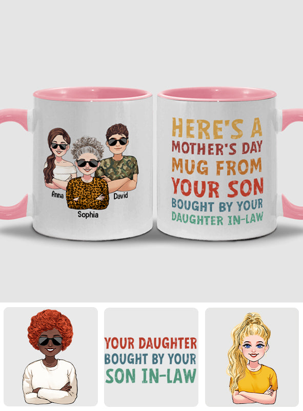 A Mug From Your Son/ Daughter - Personalized Mother Accent Mug