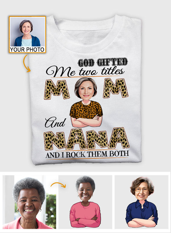 Maman et grand-mère - T-shirt et sweat à capuche personnalisés pour maman