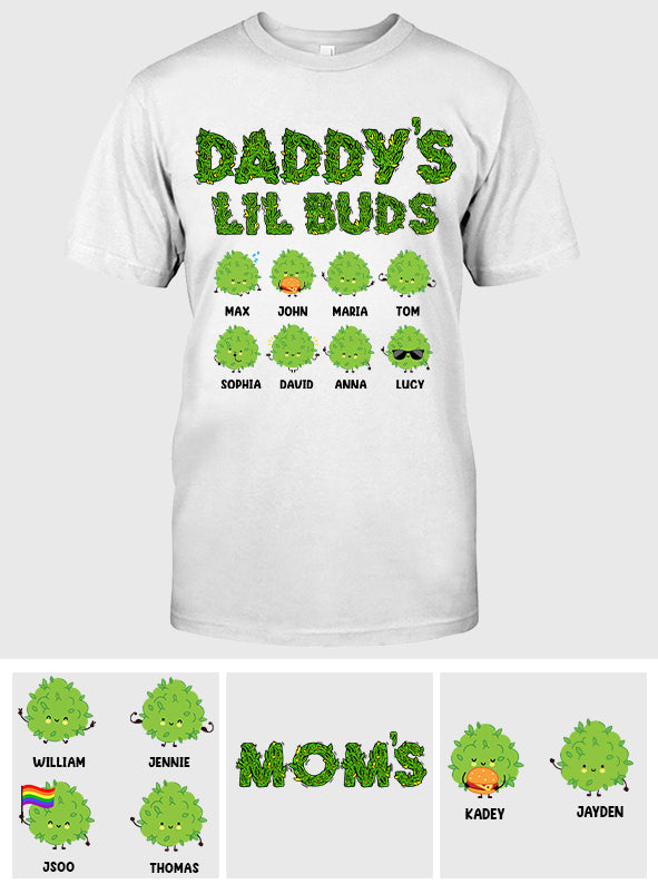 Les petits bourgeons de papa - T-shirt et sweat à capuche personnalisés sur le thème du cannabis