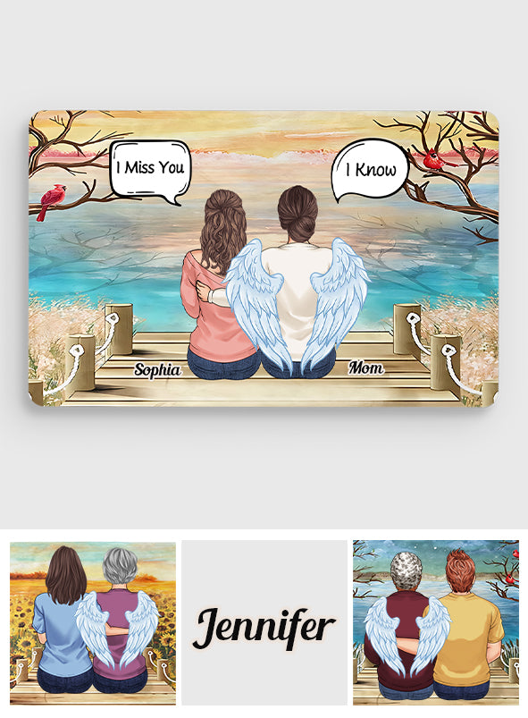 I Miss You I Know - Personalized Memorial Wallet Insert Card