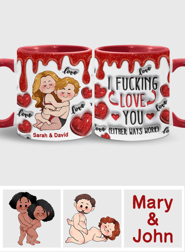 Je t'aime - Mug personnalisé pour couple