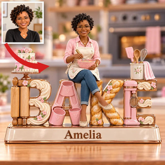 Personalized Custom Photo Baking Custom Shaped Acrylic Plaque - Gift for Women