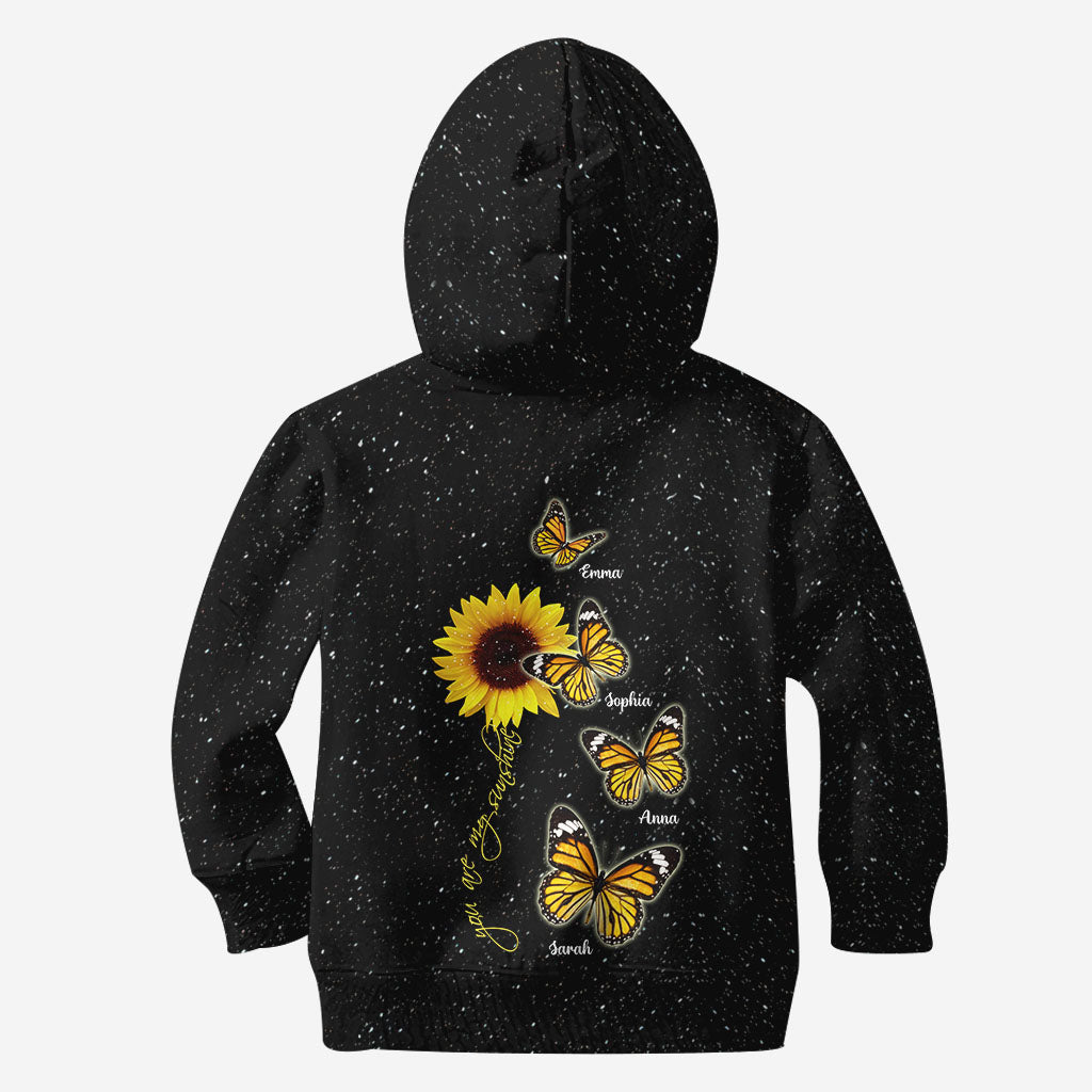 Tu es mon rayon de soleil - Cadeau pour maman, grand-mère - T-shirt personnalisé intégral