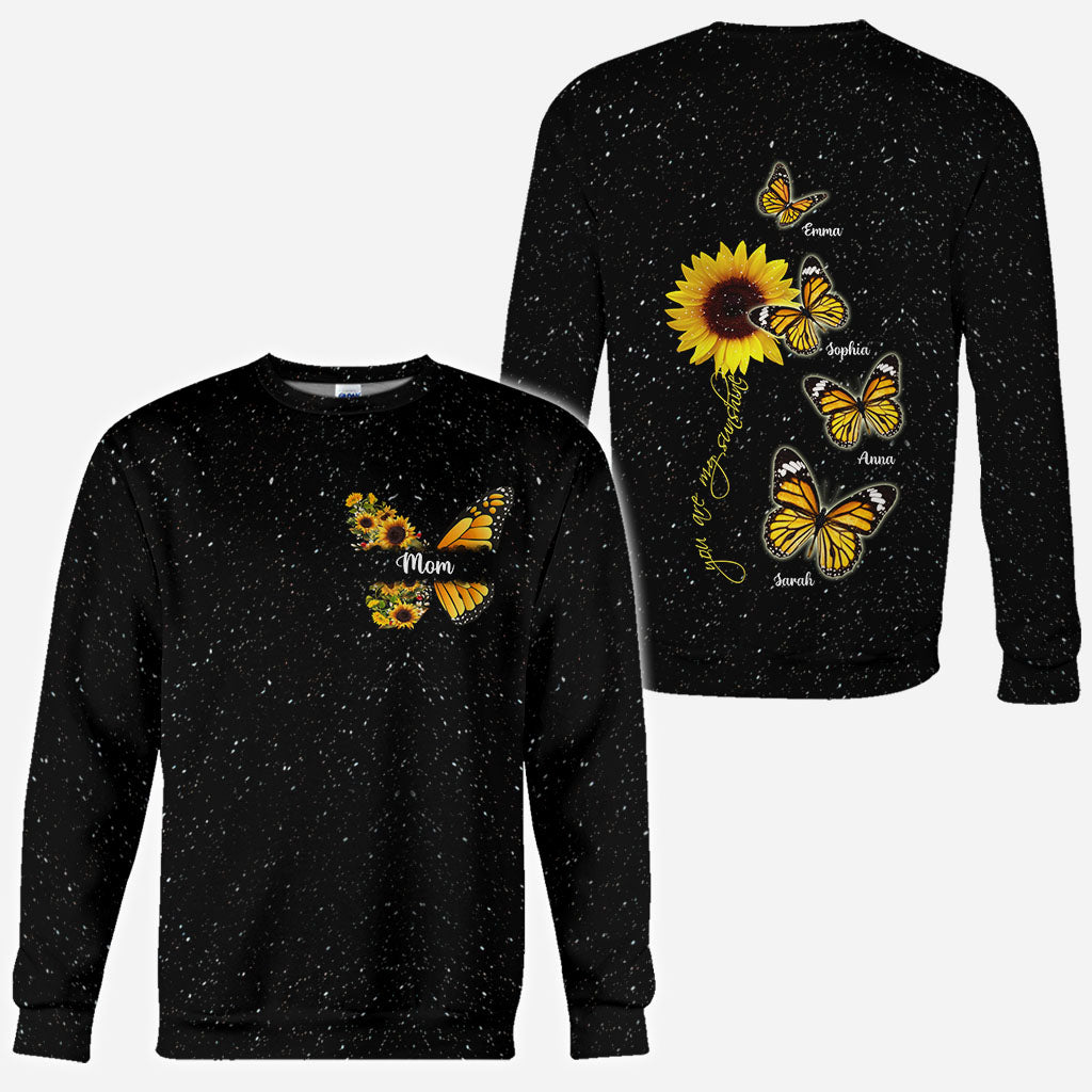 Tu es mon rayon de soleil - Cadeau pour maman, grand-mère - T-shirt personnalisé intégral