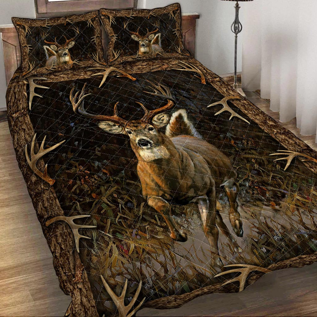 Deer Hunting Hunting Quilt Set