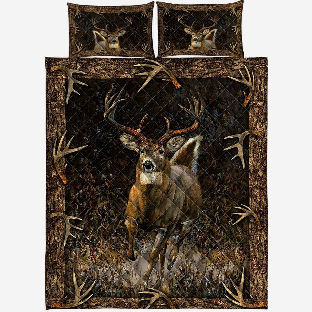 Deer Hunting Hunting Quilt Set