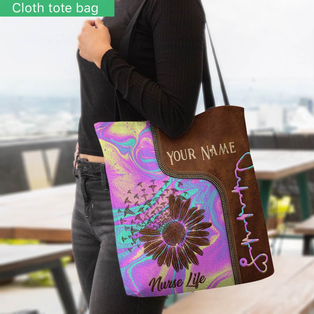 Nurse Life Personalized Tote Bag