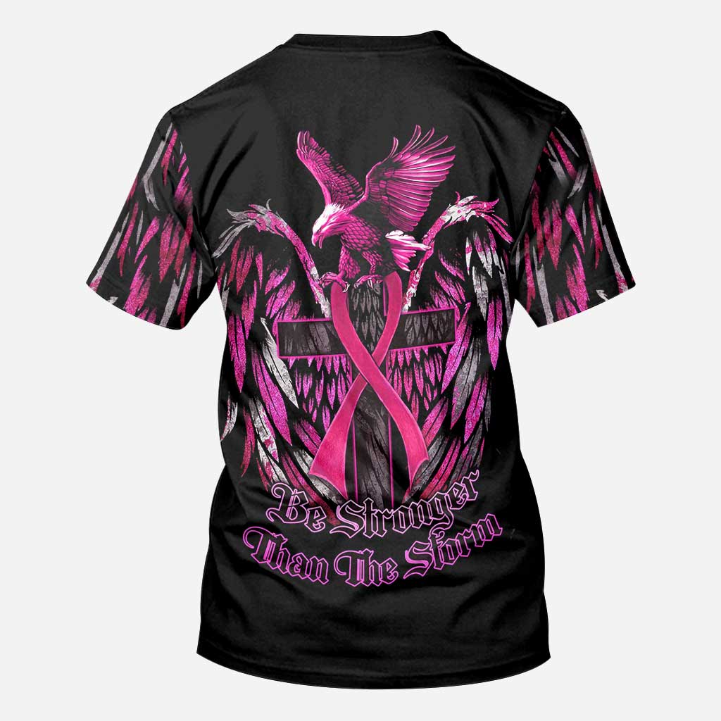 Be Stronger Eagle Cancer du sein - T-shirt et sweat à capuche de sensibilisation au cancer du sein 0822