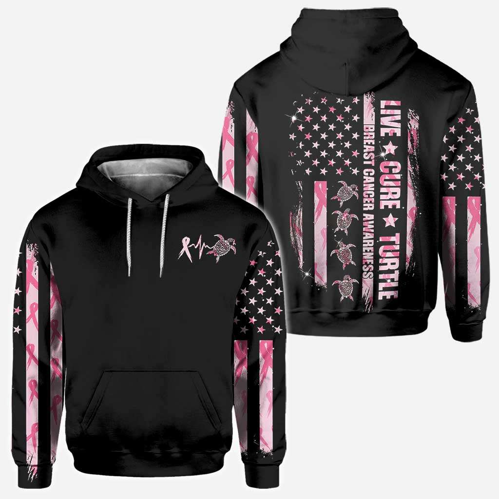 Turtle Breast Cancer Awareness - Breast Cancer Awareness All Over T-shirt and Hoodie 0822