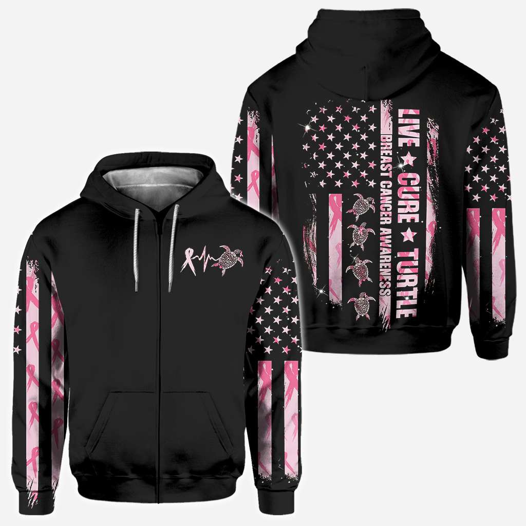 Turtle Breast Cancer Awareness - Breast Cancer Awareness All Over T-shirt and Hoodie 0822