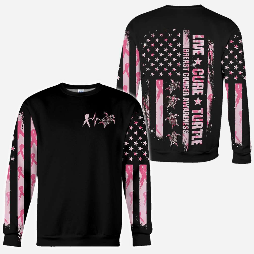 Turtle Breast Cancer Awareness - Breast Cancer Awareness All Over T-shirt and Hoodie 0822
