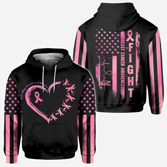 T-shirt et sweat à capuche « Libellules Cœur Aucune histoire ne devrait se terminer trop tôt » - Sensibilisation au cancer du sein - 0822