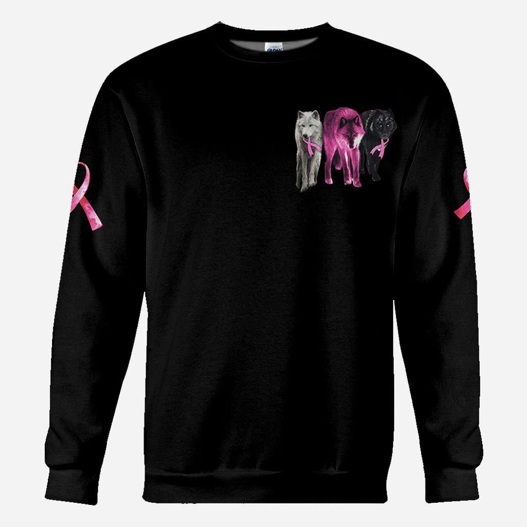 Tu ne marcheras jamais seule - T-shirt et sweat à capuche « Sensibilisation au cancer du sein » 0822