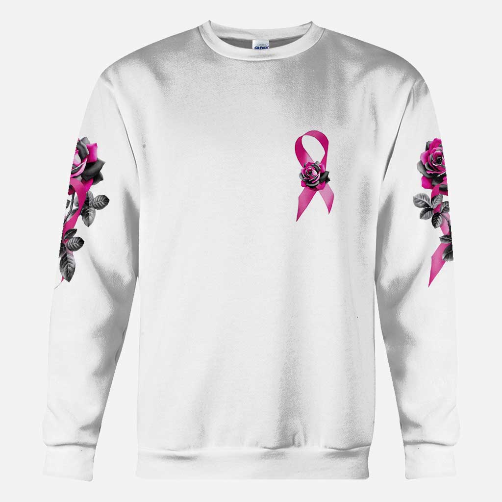 Rose Fight Breast Cancer - T-shirt et sweat à capuche de sensibilisation au cancer du sein 0822