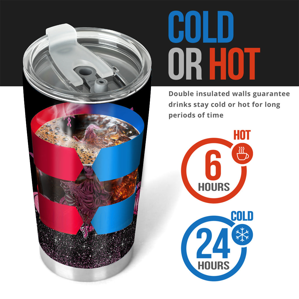 En octobre, même les sorcières portent du rose - Gobelet de sensibilisation au cancer du sein 0822