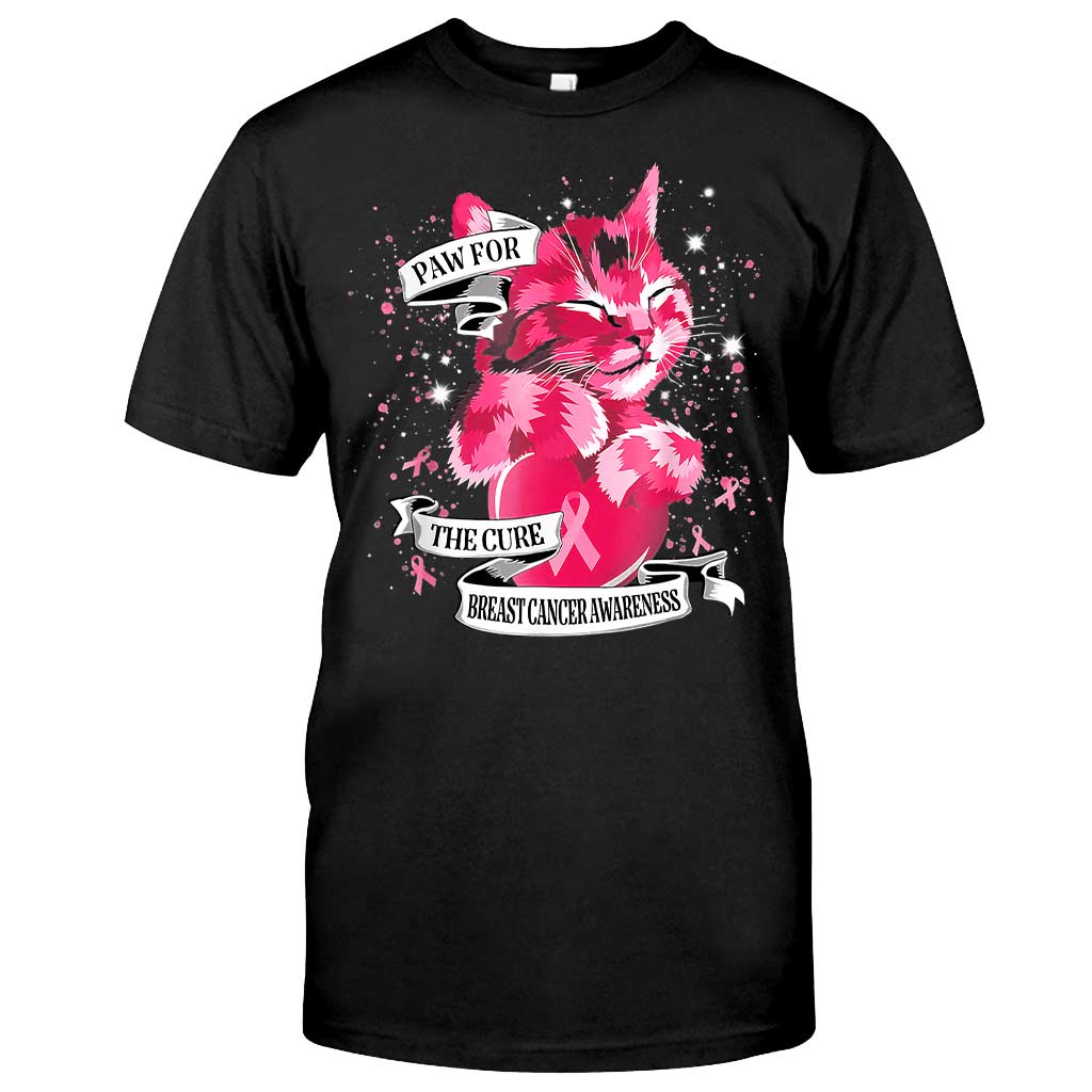 T-shirt et sweat-shirt « Paw For The Cure » ​​– Sensibilisation au cancer du sein 0822