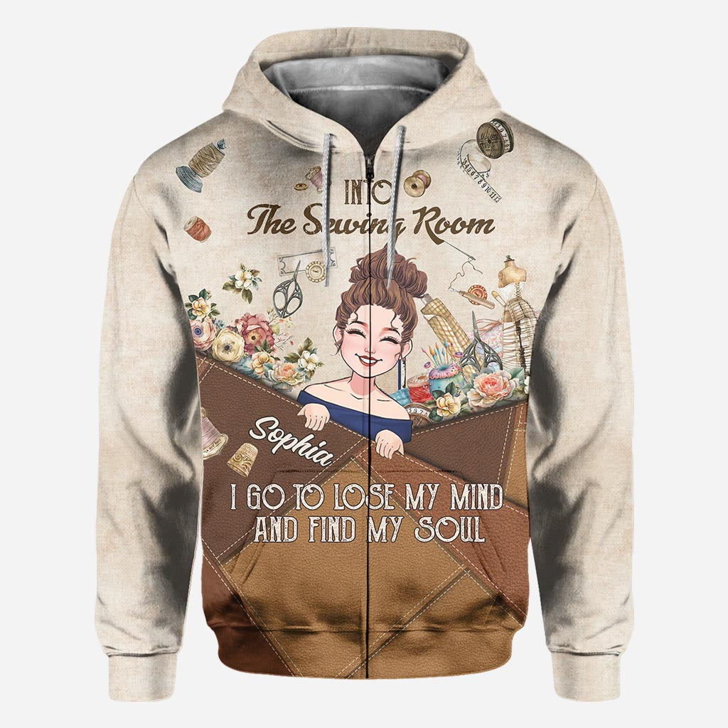 Et me voilà partie à l'atelier de couture ! - Chemise personnalisée à motifs.