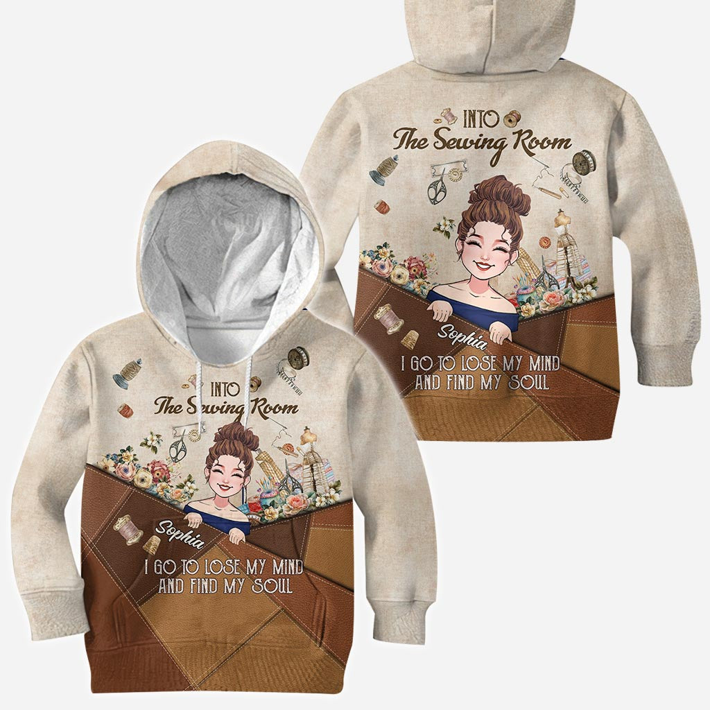 Et me voilà partie à l'atelier de couture ! - Chemise personnalisée à motifs.