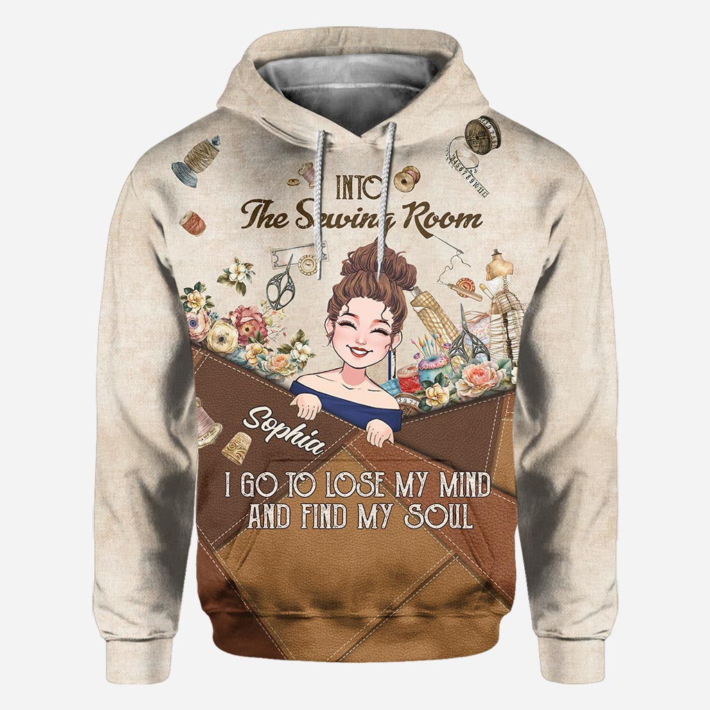 Et me voilà partie à l'atelier de couture ! - Chemise personnalisée à motifs.