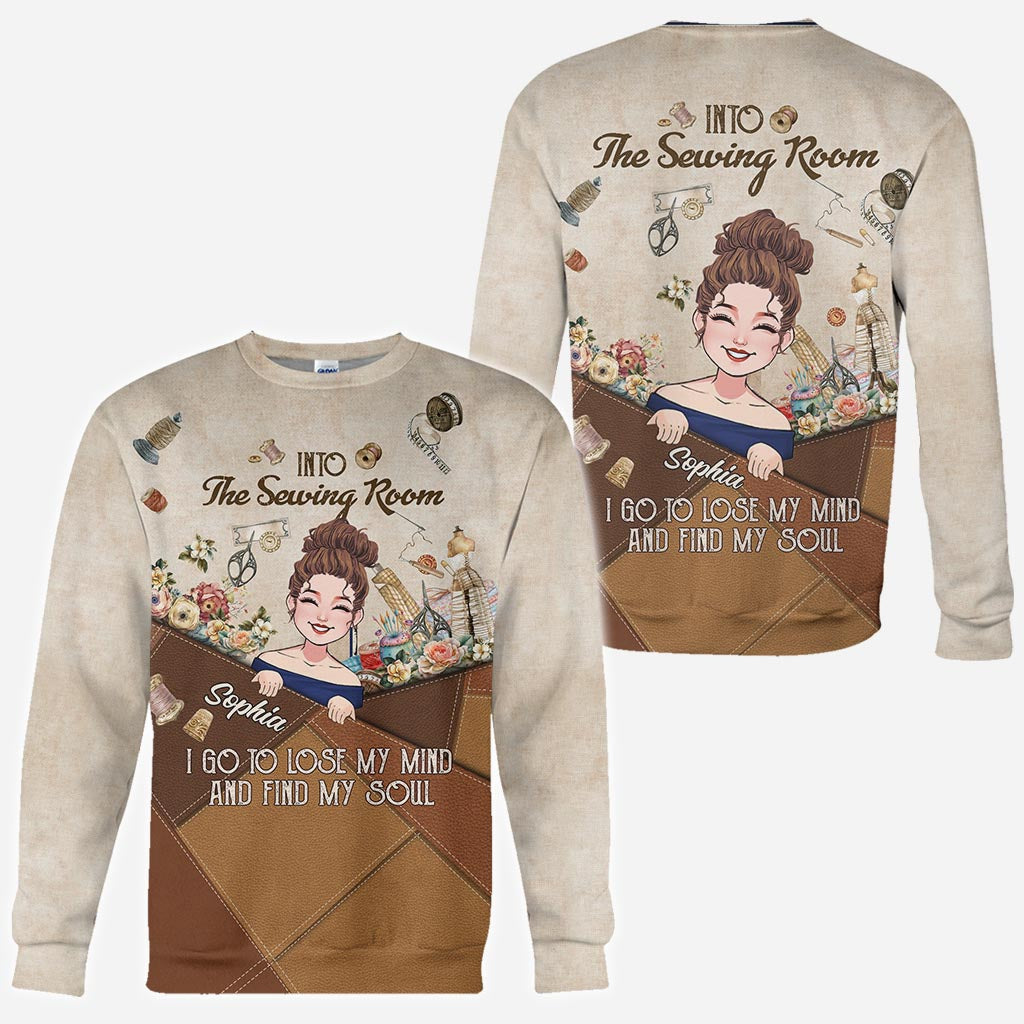 Et me voilà partie à l'atelier de couture ! - Chemise personnalisée à motifs.