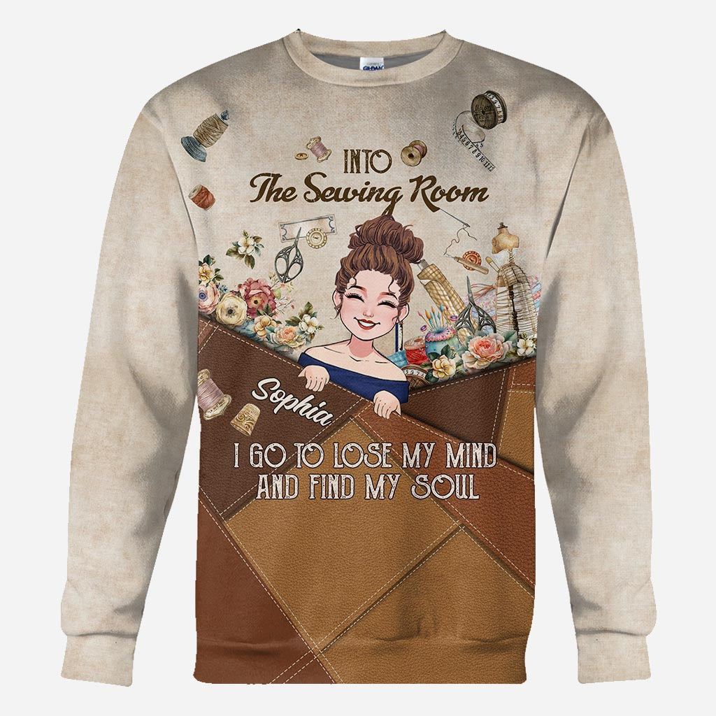 Et me voilà partie à l'atelier de couture ! - Chemise personnalisée à motifs.