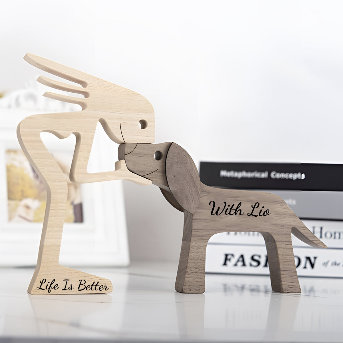 Tu me manques toujours - Figurines décoratives personnalisées pour chiens