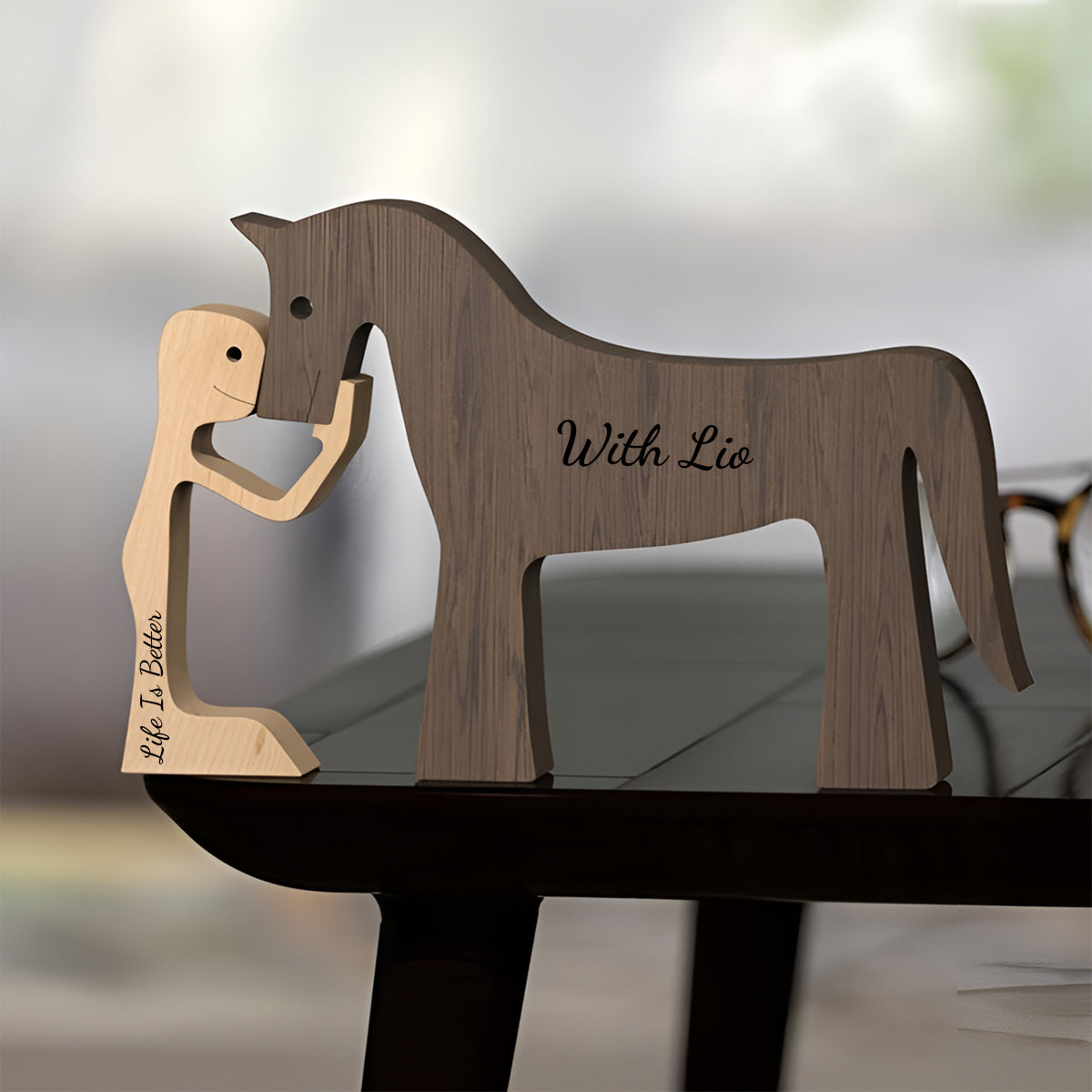 Tu me manques toujours - Figurines décoratives personnalisées pour chiens