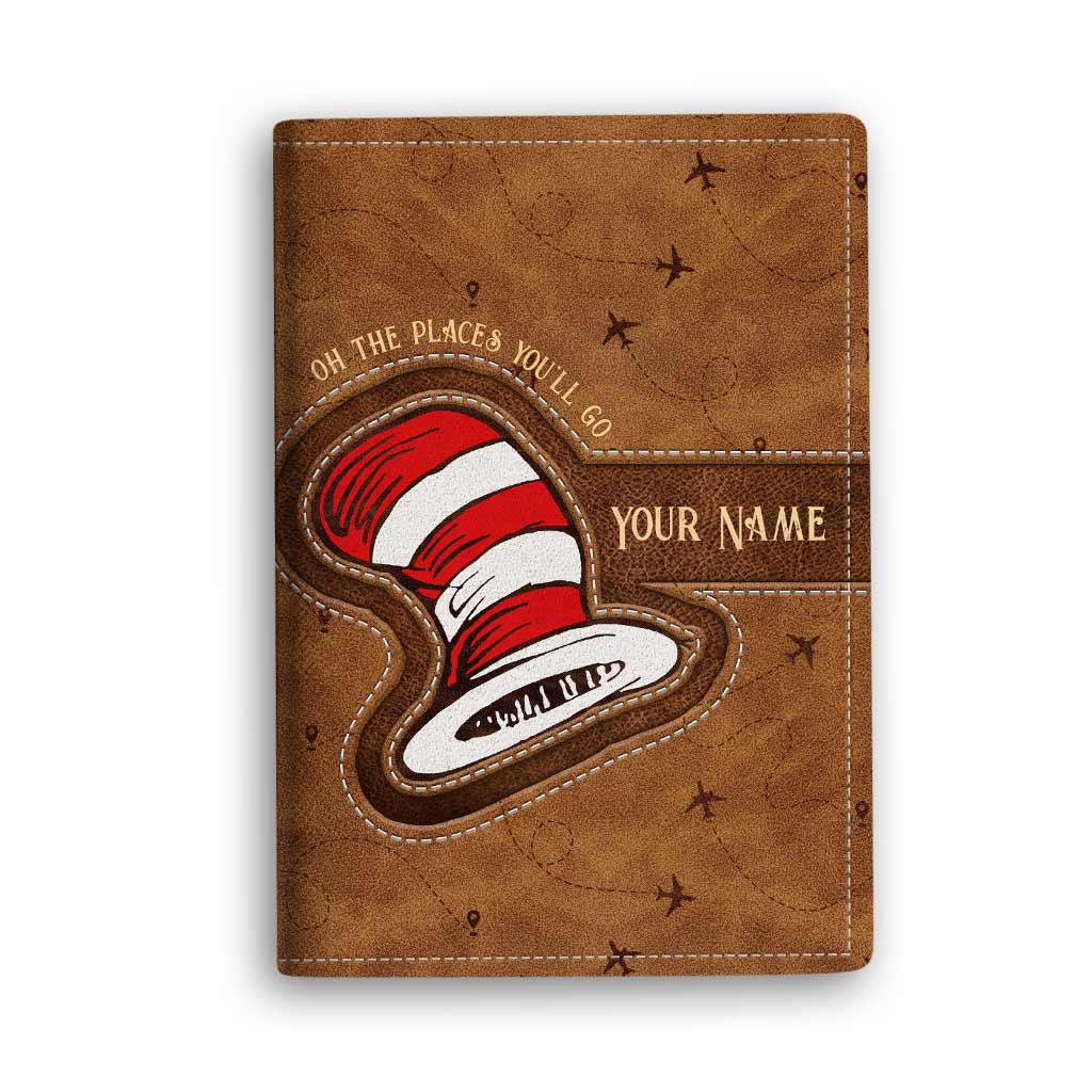 Oh, les endroits où tu iras ! - Porte-passeport personnalisé pour enseignants