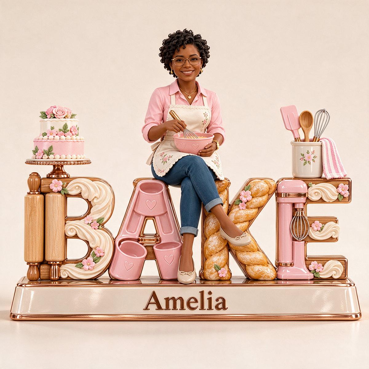 Personalized Custom Photo Baking Custom Shaped Acrylic Plaque - Gift for Women