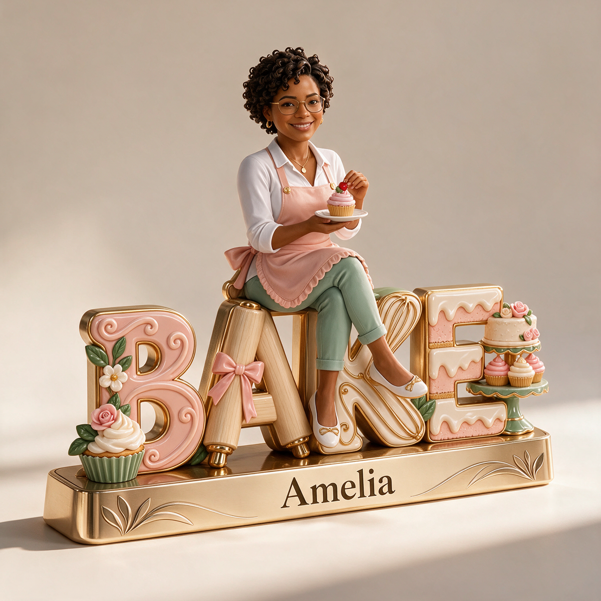 Personalized Custom Photo Baking Custom Shaped Acrylic Plaque - Gift for Women