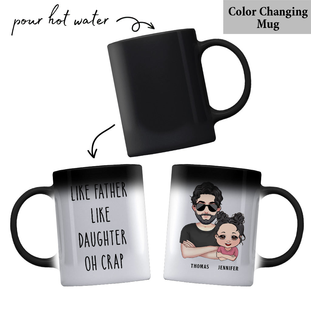 Tel père, tel fils - Cadeau pour papa, papa, fils - Mug personnalisé