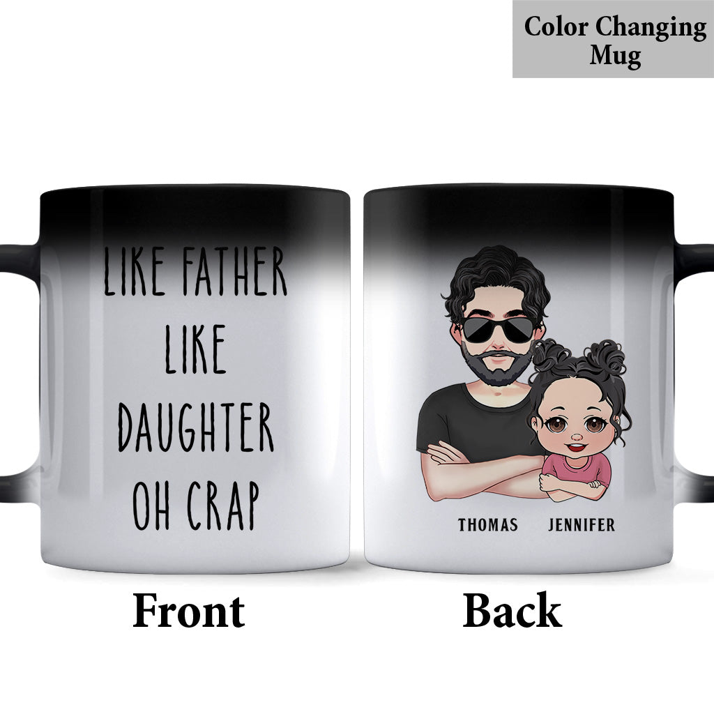 Tel père, tel fils - Cadeau pour papa, papa, fils - Mug personnalisé