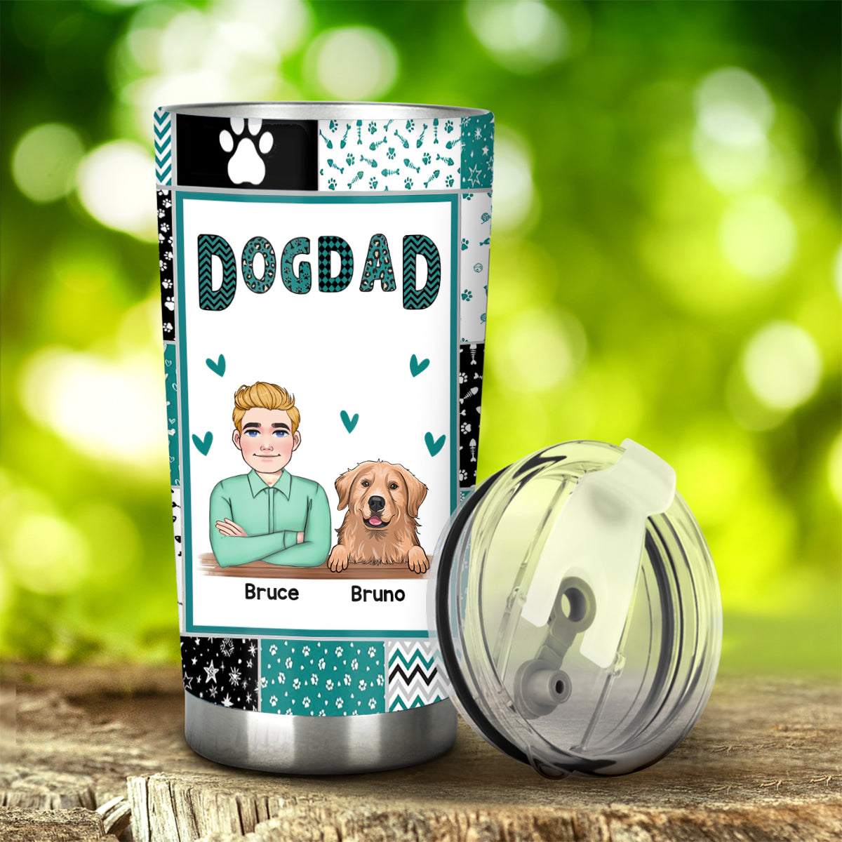 Maman à fourrure - Cadeau pour amoureux des chats - Gobelet personnalisé