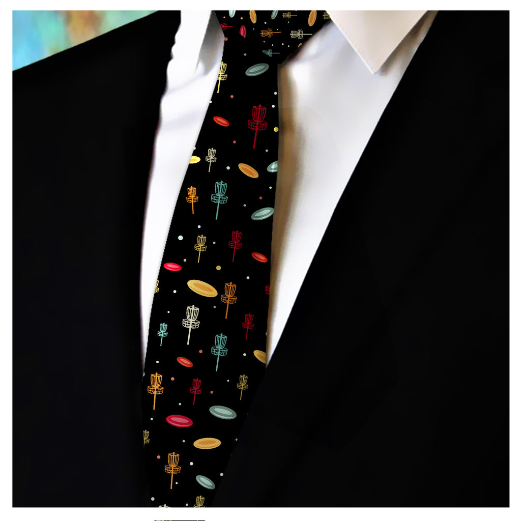 Papa Disc - Cadeau de disc golf pour papa, grand-père - Cravate personnalisée