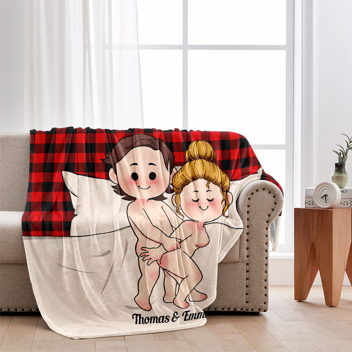 J'aime tes fesses - Couverture personnalisée pour couple