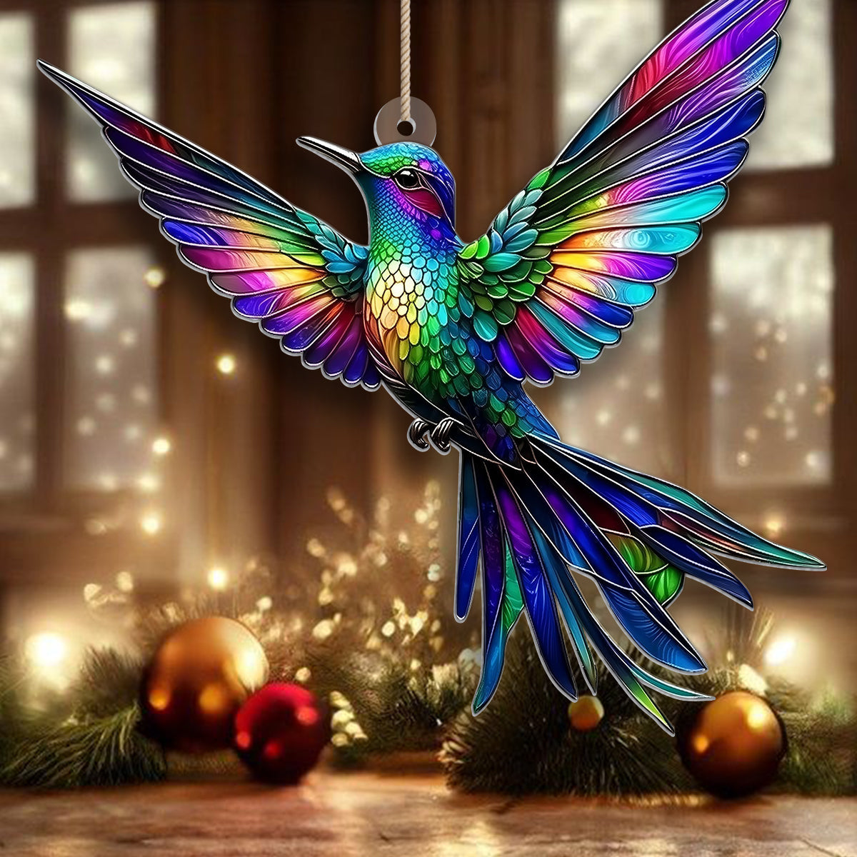 Stunning Hummingbird, Bee, Butterfly... - Personalized Gardening Garden Hanging Ornament