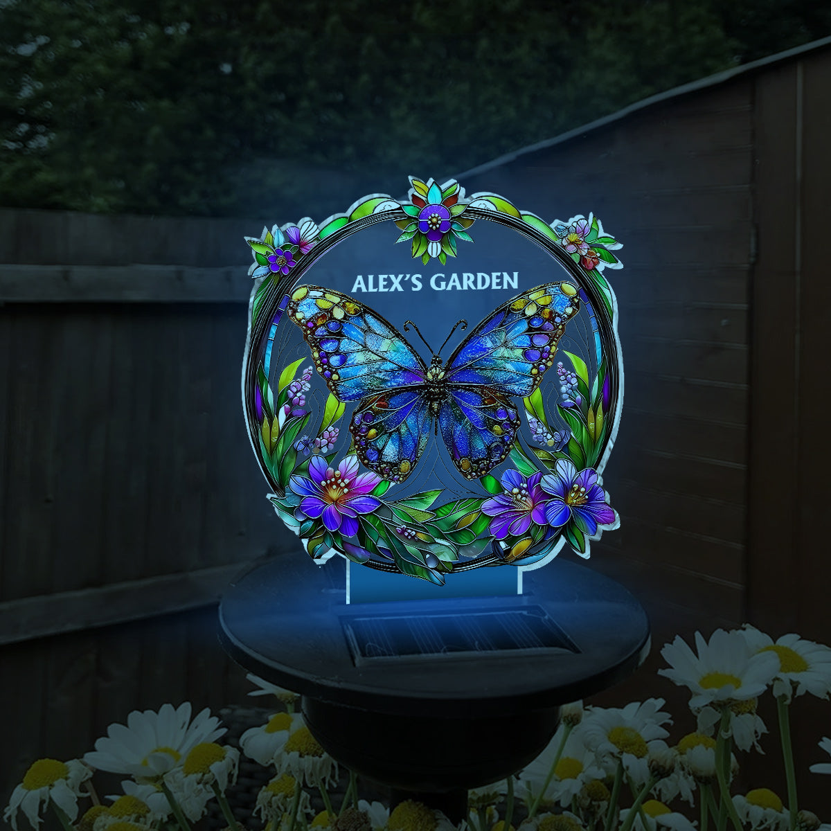 Colorful Butterfly, Bee, Humming Bird... - Personalized Gardening Garden Solar Light