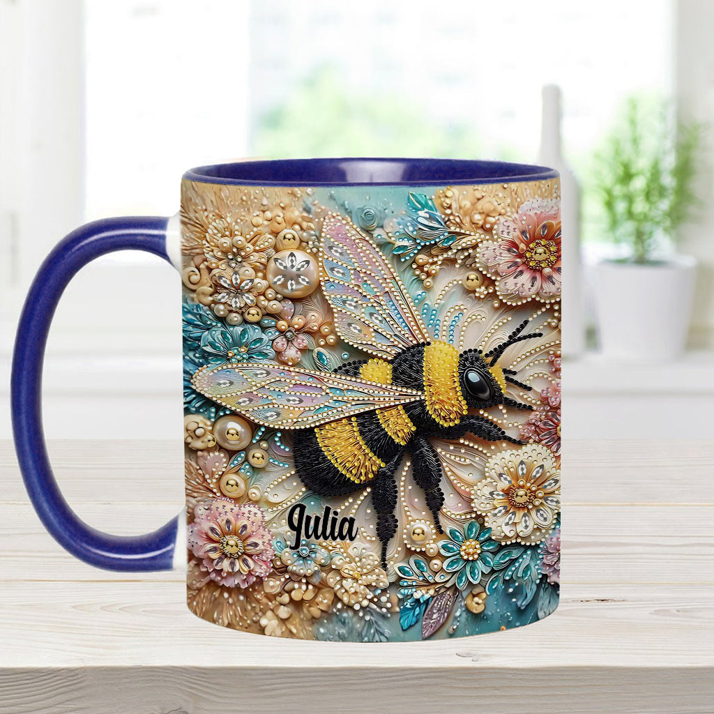 Sparkling Insect - Personalized Gardening Accent Mug