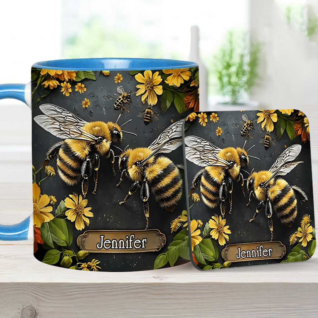 Bee Garden - Personalized Gardening Accent Mug