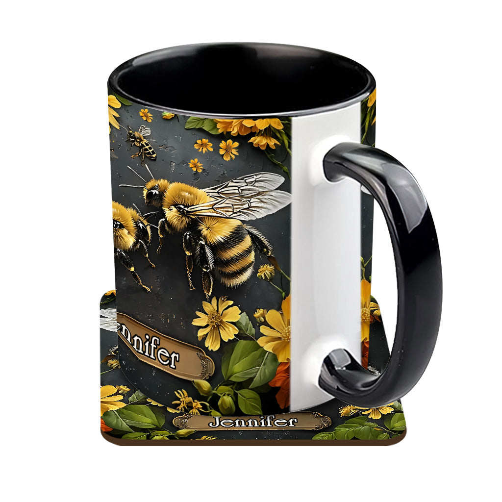 Bee Garden - Personalized Gardening Accent Mug