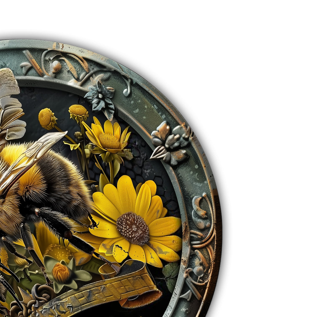 Bee Garden - Personalized Gardening Cut Metal Sign