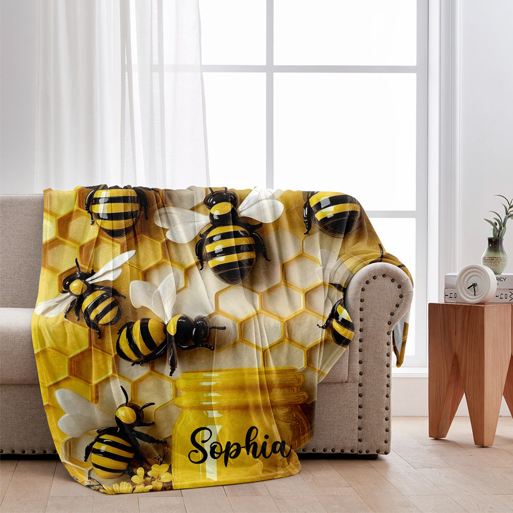 Superbe couverture de jardinage personnalisée « Abeille »