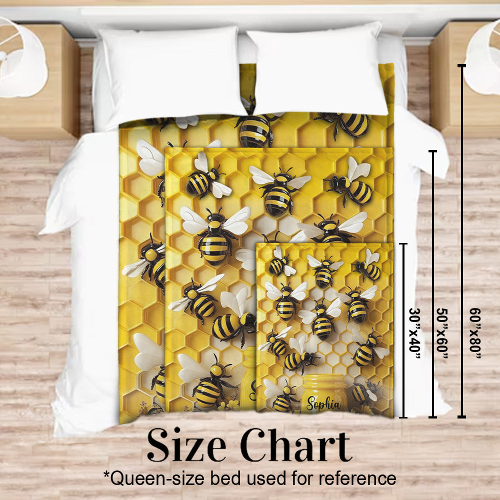 Superbe couverture de jardinage personnalisée « Abeille »