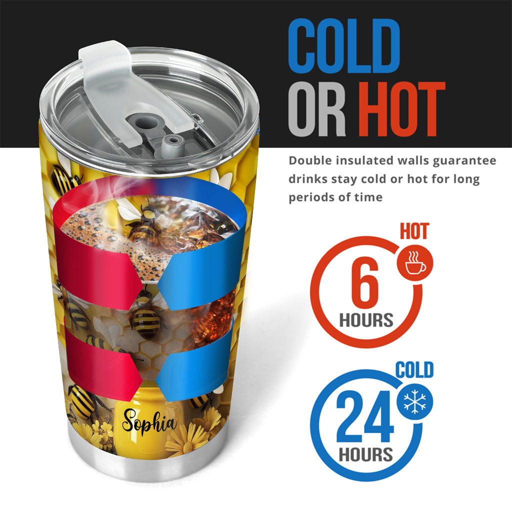 Stunning Bee - Personalized Gardening Tumbler