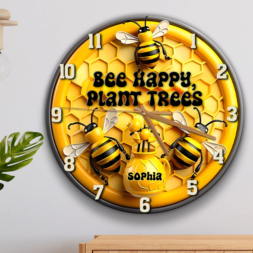 Gardening Time - Personalized Gardening Wall Clock